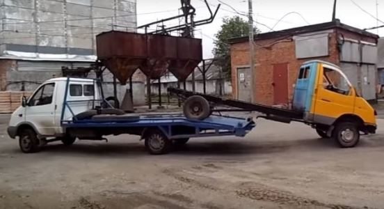 Эвакуация автомобиля на ремонт