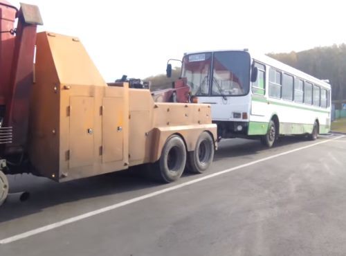 эвакуатор автобусов