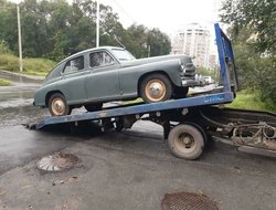 фото погрузки раритетного авто