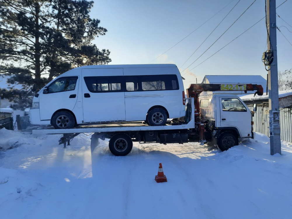 эвакуация микроавтобуса