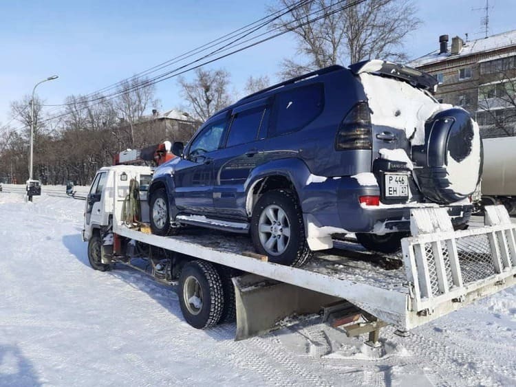 эвакуация внедорожника